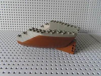 Lego Boot Schiff Rumpf Piraten altbraun dunkelgrau 6052c05 14x12x5 1/3 6271 6268 - Bild 1 von 4