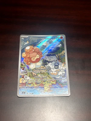 Pokémon TCG Bahasa Indonesia Language Castform Wujud Matahari AR IR sv8s 186/182 - Image 1 of 2