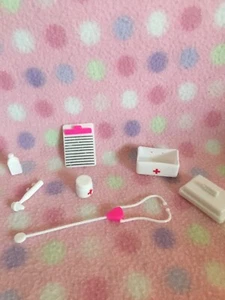 Barbie Doll Pets Vet Medical Supplies Accessories #7 Piece Set! Mattel New! - Picture 1 of 3