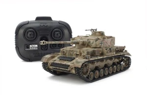 NEW Tamiya RC 1/35 Panzerkampfwagen IV Ausf.J German Tank Kit w/ Control Unit - Picture 1 of 9