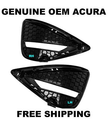 Acura ILX 19-20 parachoques luz antiniebla rejilla cubierta lámpara lado derecho + izquierdo derecho derecho derecho fabricante original nuevo Foto 1 de 4