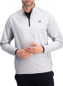 Three Sixty Six Windbreaker Pullover Men's 3XL Jacket Vented Dri Fit Gray - Picture 1 of 15