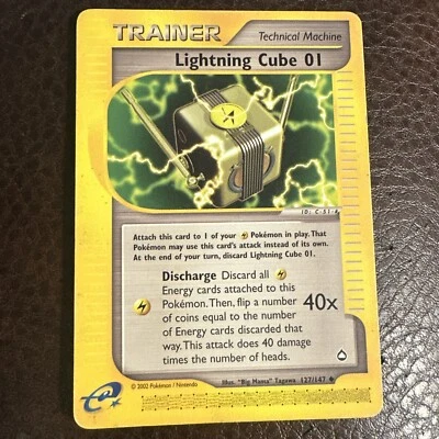 Lightning Cube 01 127/147 Aquapolis Regular - Image 1 of 3