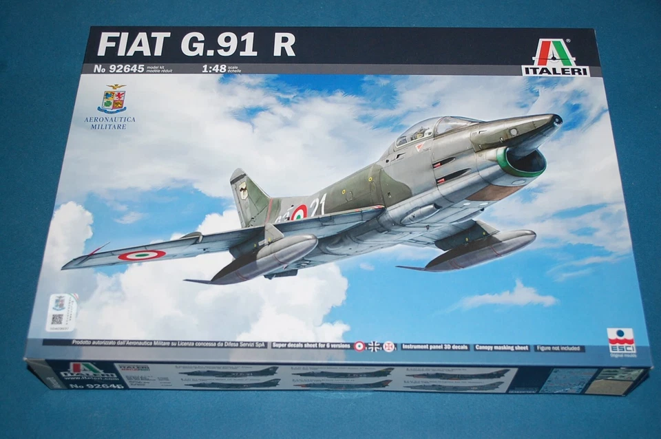 Italeri 92645 - FIAT G.91 R   scala 1/48 - Immagine 1 di 1