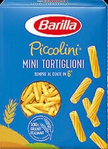 4X Barilla I Piccolini Mini Tortiglioni N63 Pasta De Sémola de Trigo 4x500g - Imagen 1 de 2