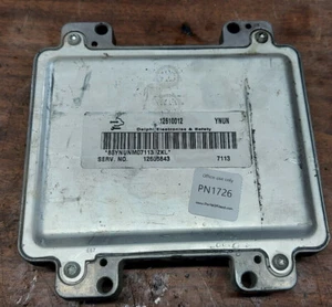 06-08 Pontiac G6 ION Aura Malibu 2.4L 4DR Engine Control Unit ECU 12605843 1726 - Bild 1 von 4