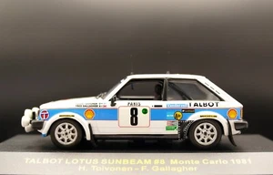 IXO RAC038 Talbot Sunbeam Lotus 1981 Monte Carlo Rallye Henri Toivonen 1:43 - Picture 1 of 5
