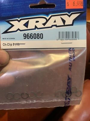 Xray 966080 ch-clip 8 (10pc) NIP - Image 1 of 4