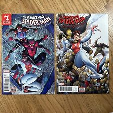 Amazing Spiderman Renew Yours Vows #1 &#2 1st Anna May Parker Marvel 2017 NM🔥🔑