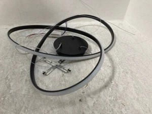 Schwarze Dual Oval LED Pendelleuchte Höhenverstellbar - Bild 1 von 3