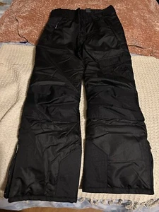 Youth size Medium (10-12) Black Ski Pants - Picture 1 of 4