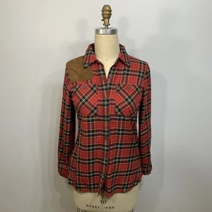 Eddie Bauer Shirt Plaid Western Small - Picture 1 of 8