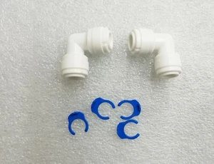 3/8" Schlauch x 3/8" Schlauchbogen Überwurfverschraubung, Menge 2 - Bild 1 von 1