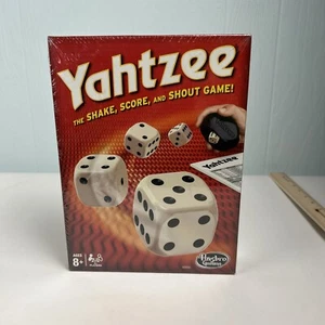 NUOVO E SIGILLATO Yahtzee Classic Hasbro Dadi Età 8+ Divertimento in famiglia - Foto 1 di 4