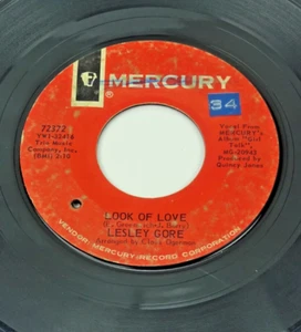 Leslie Gore - Rock Mercury 45 RPM - Look Of Love / Little Girl Go Home VG - Picture 1 of 2