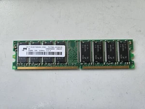 UDIMM Micron 256 MB DDR-333 MHz PC2700 CL2.5 184 pines (MT16VDDT3264AG-335B1) REF - Imagen 1 de 2