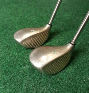 Vintage Callaway S2H2 Ladies Gems Fairway 3 & 5 Woods Steel Shafts Right Handed - Picture 1 of 11