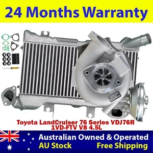 Cargador turbo Billet + intercooler para Toyota LandCruiser VDJ76R 1VD-FTV V8 4,5 L - Imagen 1 de 11