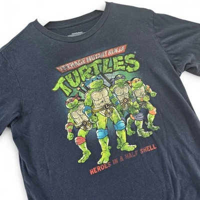 Teenage Mutant Ninja Turtles T Shirt Kids XL Heroes In A Half Shell - Image 1 of 4