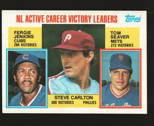 1984 Topps Baseball #706 - NL Active Career Victory Leaders 84-2043 - Bild 1 von 2