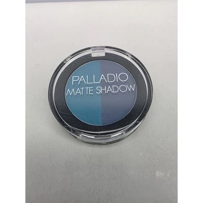 Palladio Matte Shadow Herbal Matte Eyeshadow Duo City Blues .08 oz. NWOB - Image 1 of 2