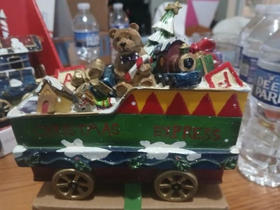 OSO DE PELUCHE SOPORTE PARA MEDIAS COCHE JUGUETE TREN EXPRESO NAVIDAD  Foto 1 de 4