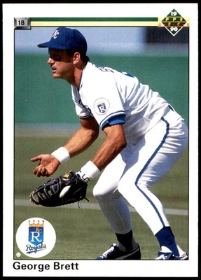 George Brett 1990 Upper Deck #124 Royals MLB LEER ENVÍO GRATUITO AutographDen Foto 1 de 2