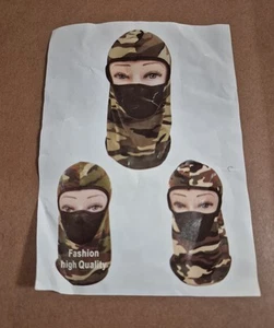 Camouflage Face & Neck Cover (S1802) - Picture 1 of 2
