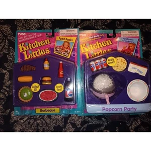 Kitchen Littles Barbeque & Popcorn Party Tyco Lot of 2 - Picture 1 of 4