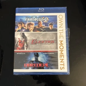FANTASTIC 4 ELEKTRA DIRECTORS CUT DAREDEVIL DIRECTORS CUT TRIPLE FEATURE BLURAY - Picture 1 of 5