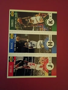 1996-97 UD Collector’s Choice Mini Michael Jordan M11, Hardaway M60, Kemp M78 - Foto 1 di 2