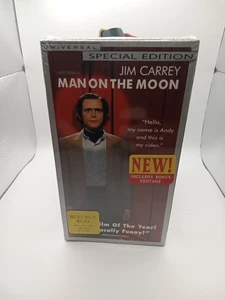 Man On The Moon Special Edition VHS Jim Carrey Danny DeVito NEW Sealed - Picture 1 of 7