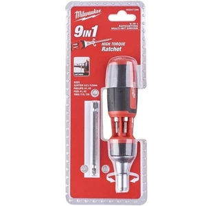 Milwaukee 9 in 1 Ratsche Multi-Bit Schraubendreher Universal 4932471598 - Bild 1 von 4