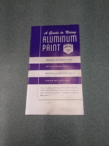 Folleto Cres-lite Crescent Bronze Powder Co. 1945 - Imagen 1 de 6