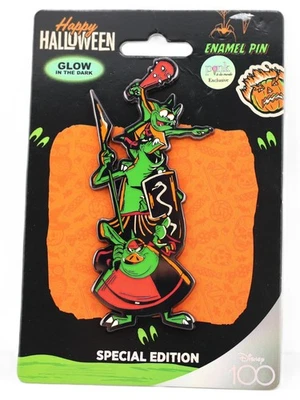 Prendedor Disney PALM Maléfica Matones Halloween Brilla en la Oscuridad LE 300 Foto 1 de 2