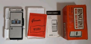 Dictáfono vintage - Binatone - En caja con manual + cintas - Para repuesto / reparación - Imagen 1 de 19