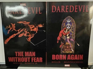 DAREDEVIL: Born Again / The Man Without Fear by Frank Miller 2 TPB’s - BRAND NEW - Bild 1 von 2