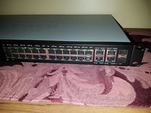 Cisco SG300-28PP-K9 V02 28-Port Gigabit PoE+ Managed Switch Rack Mount - Picture 1 of 4