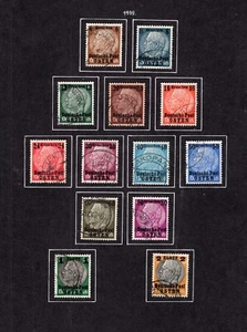 GERMANY 3rd REICH WW2 GENERALGOUVERNEMENT COMPLETE COLLECTION ALL VERY FINE USED - Picture 1 of 24