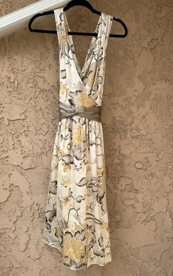 Vestido floral de seda para mujer Arden B talla M Foto 1 de 3