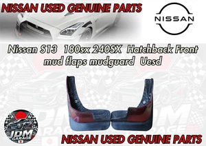 Nissan S13 180sx 240SX Hatchback Front mud flaps mudguard Uesd - Picture 1 of 11