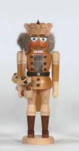Casse-Noisettes Roi Avec Sceptre Hauteur = 38cm Neuf Noël Seiffen Nutcracker - Photo 1 sur 1