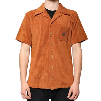 DOLCE & GABBANA Shirt Hazel Cotton Velvet Button Down Collared Men 39/US15.5/S - Image 1 of 4