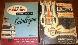 1955 55 Mercury Parts Catalog Set Monterey Montclair Sun Valley Convertible Orig - Foto 1 di 12