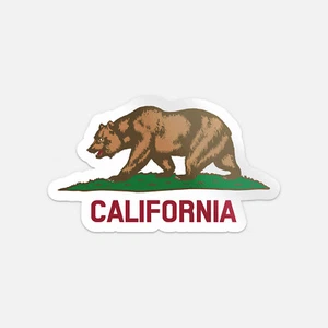 Calcomanía adhesiva de vinilo para parachoques de auto California - Imagen 1 de 4