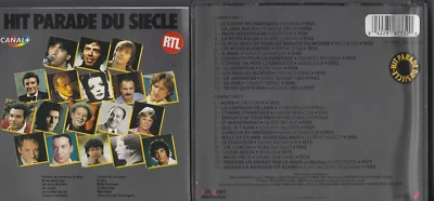 Hit Parade Du Siecle French Import 28 Titel CD Box Set, Piaf, Brel, Brassens - Bild 1 von 3