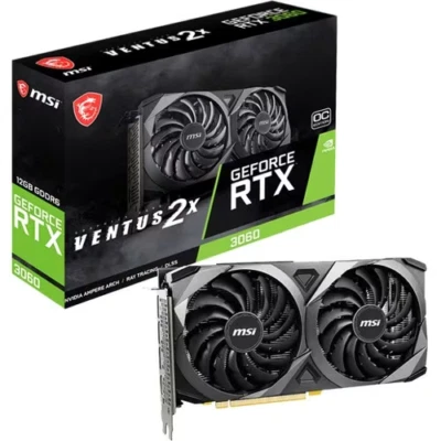 MSI NVIDIA GeForce RTX 3060 Ventus 2x 12GB OC Edition GDDR6 Graphic Card - Image 1 of 3