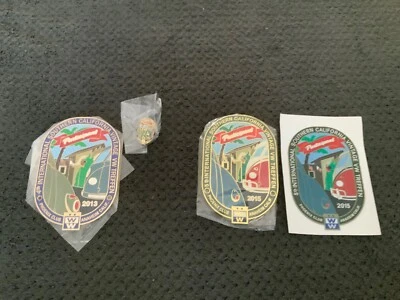 2013 & 2015 So Cal VW Treffen participate badges New- LOT - Image 1 of 4