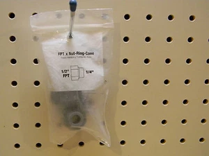 INDUSTRIAL ZURN ROSCA HEMBRA TUERCA ARC CONO PAIR OF FPT X NUT-RING-CONC 1/2" F - Picture 1 of 1