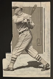 1928 Photo Type 1-NY Giants Rogers Hornsby Batting Shot - Picture 1 of 2